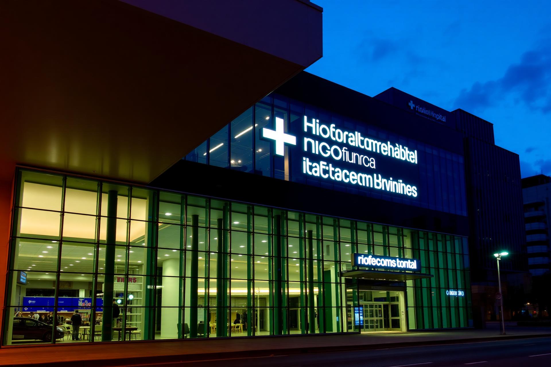 Hospital moderno no Rio de Janeiro